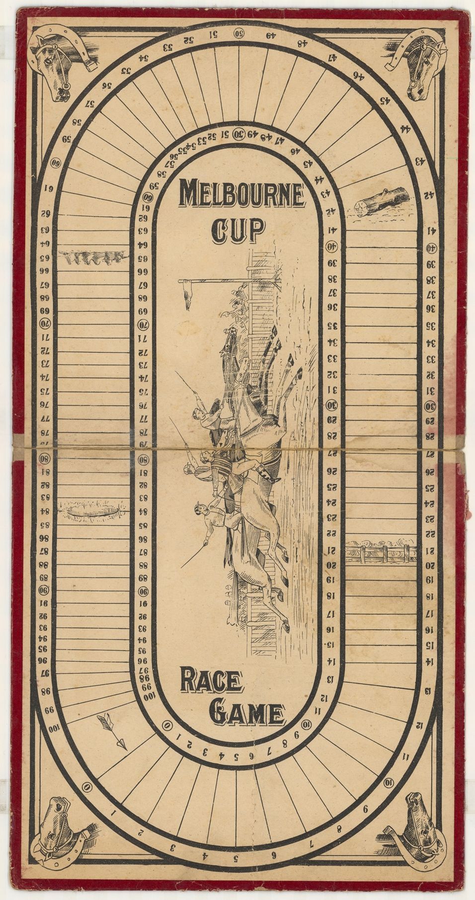 Melbourne Cup race game cover art
