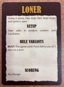 Rumors of Gold: Loner