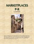 RPG Item: Marketplaces P-R