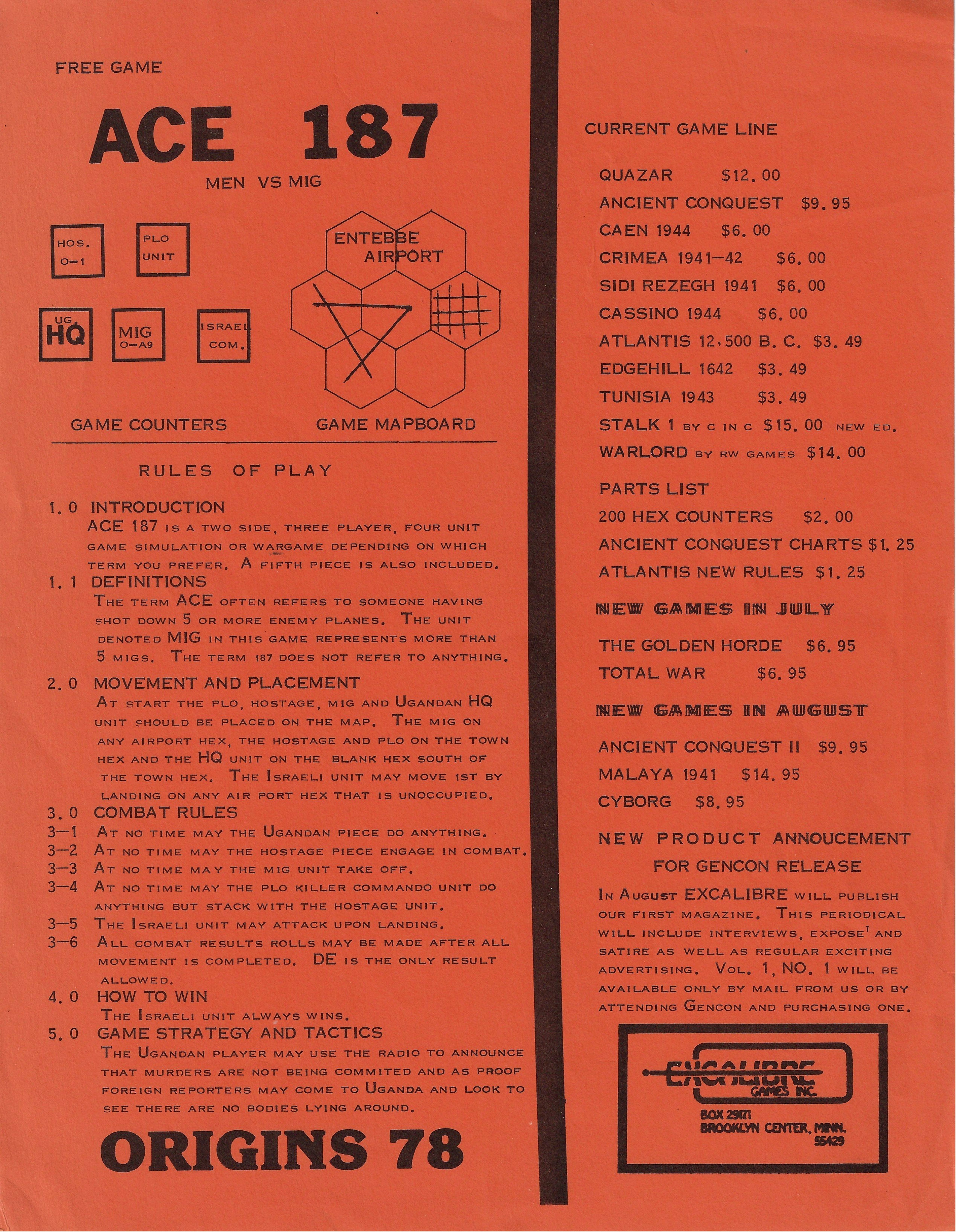 Cover art for ACE 187