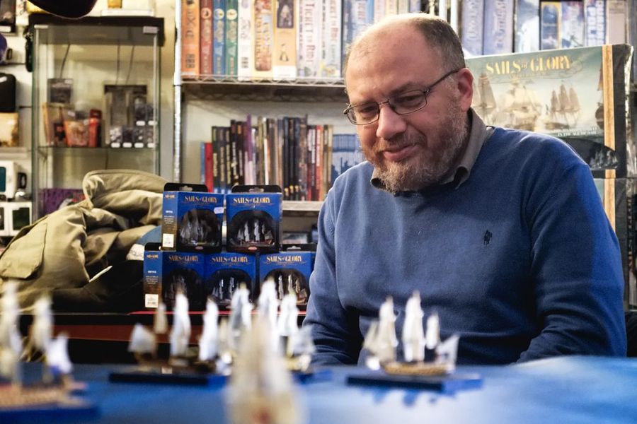 The Author and his creations.