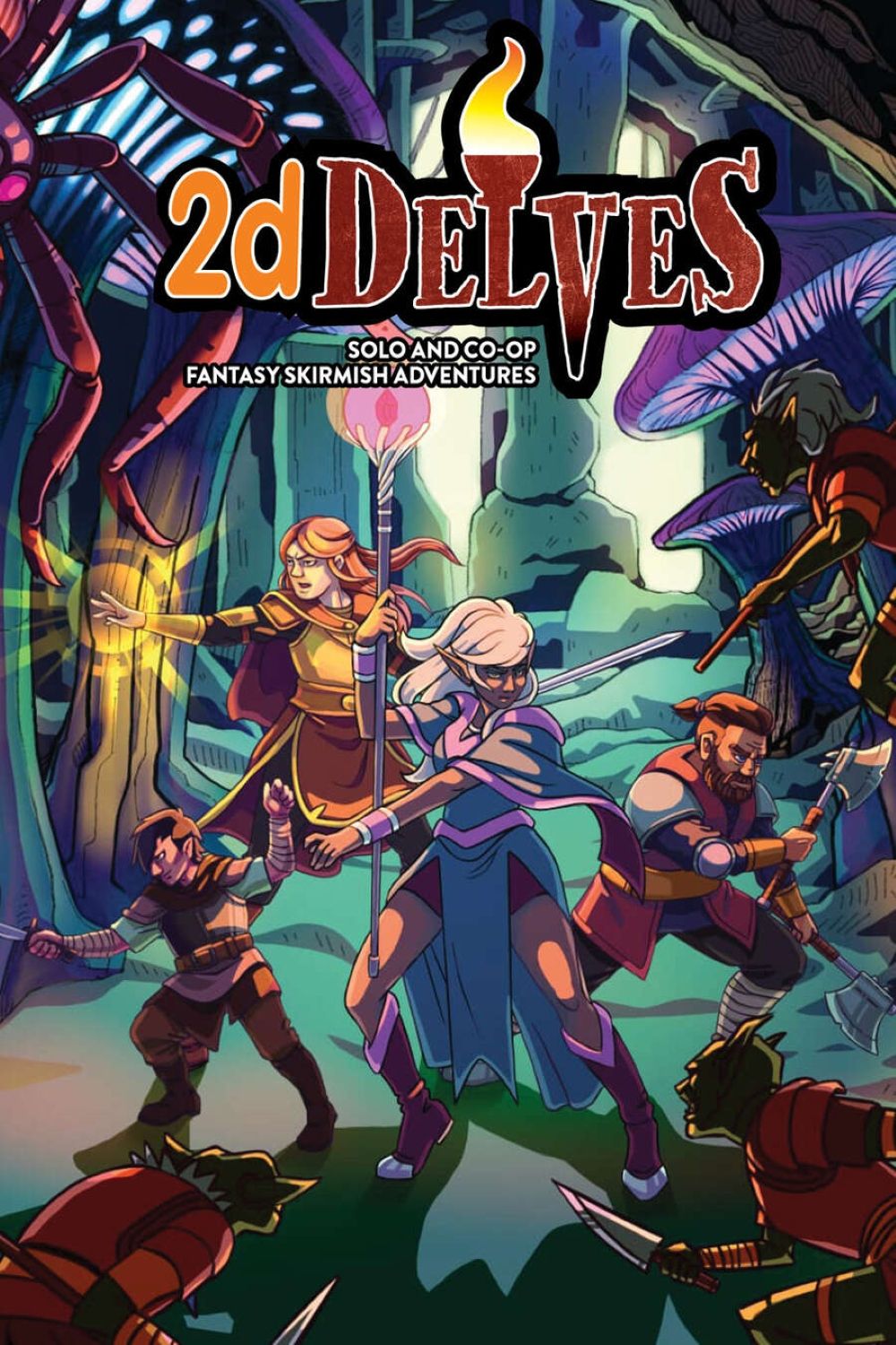 2d Delves: Solo & Co-Op Fantasy Skirmish Adventures cover