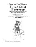 RPG Item: SG3: Frost Giant Fortress