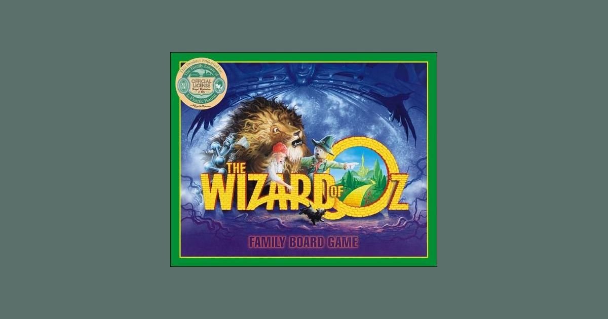The Wizard of Oz Family Board Game Board Game BoardGameGeek
