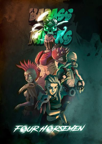 Badass Riders: Four Horsemen cover