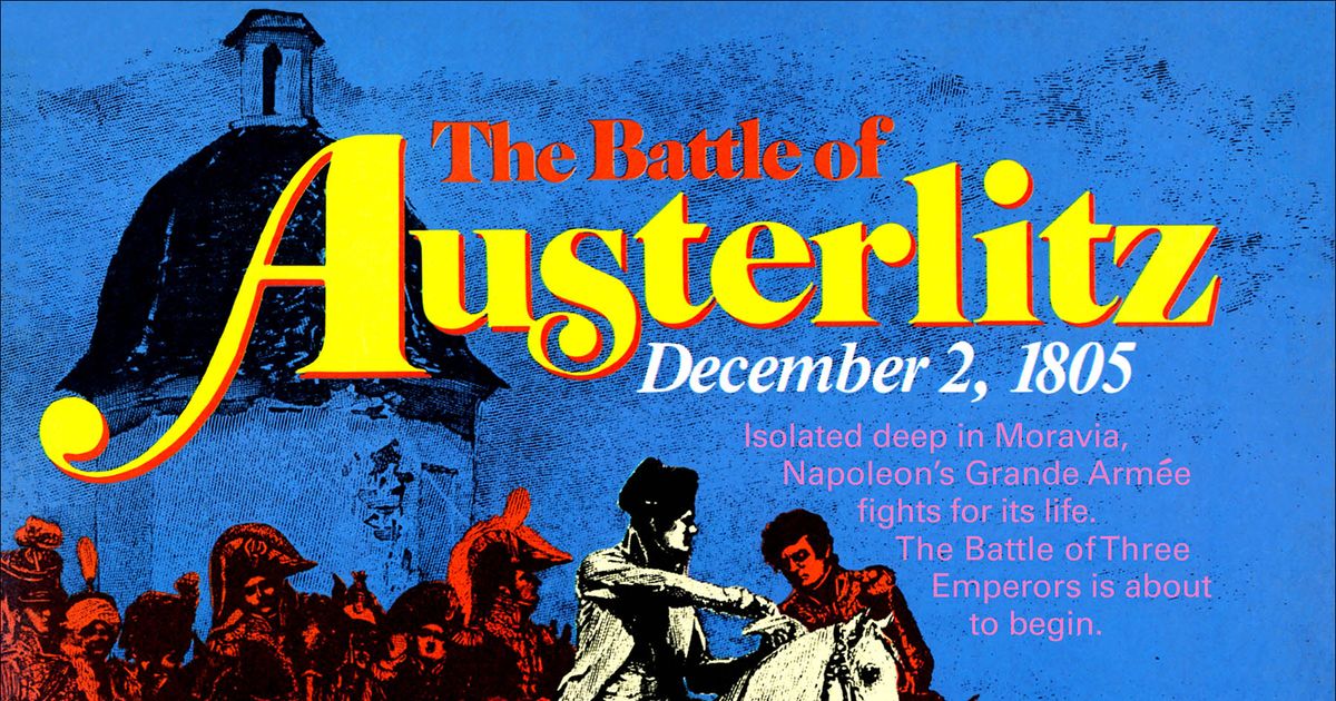 The Battle of Austerlitz, December 2, 1805 Board Game BoardGameGeek
