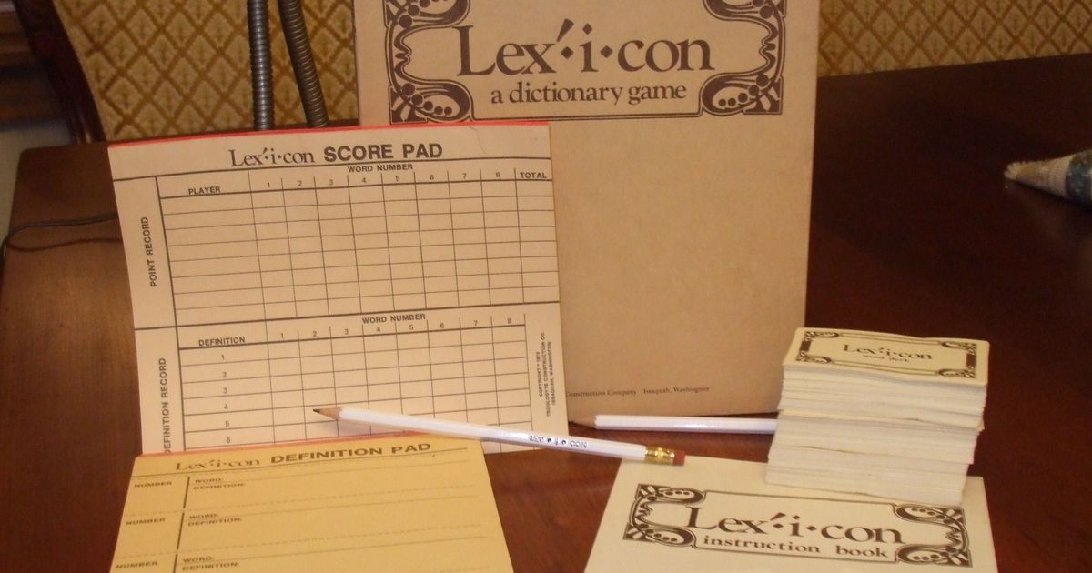 Lex'-i-con | Board Game | BoardGameGeek
