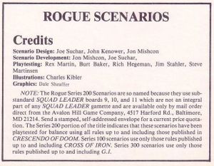 Rogue Scenarios