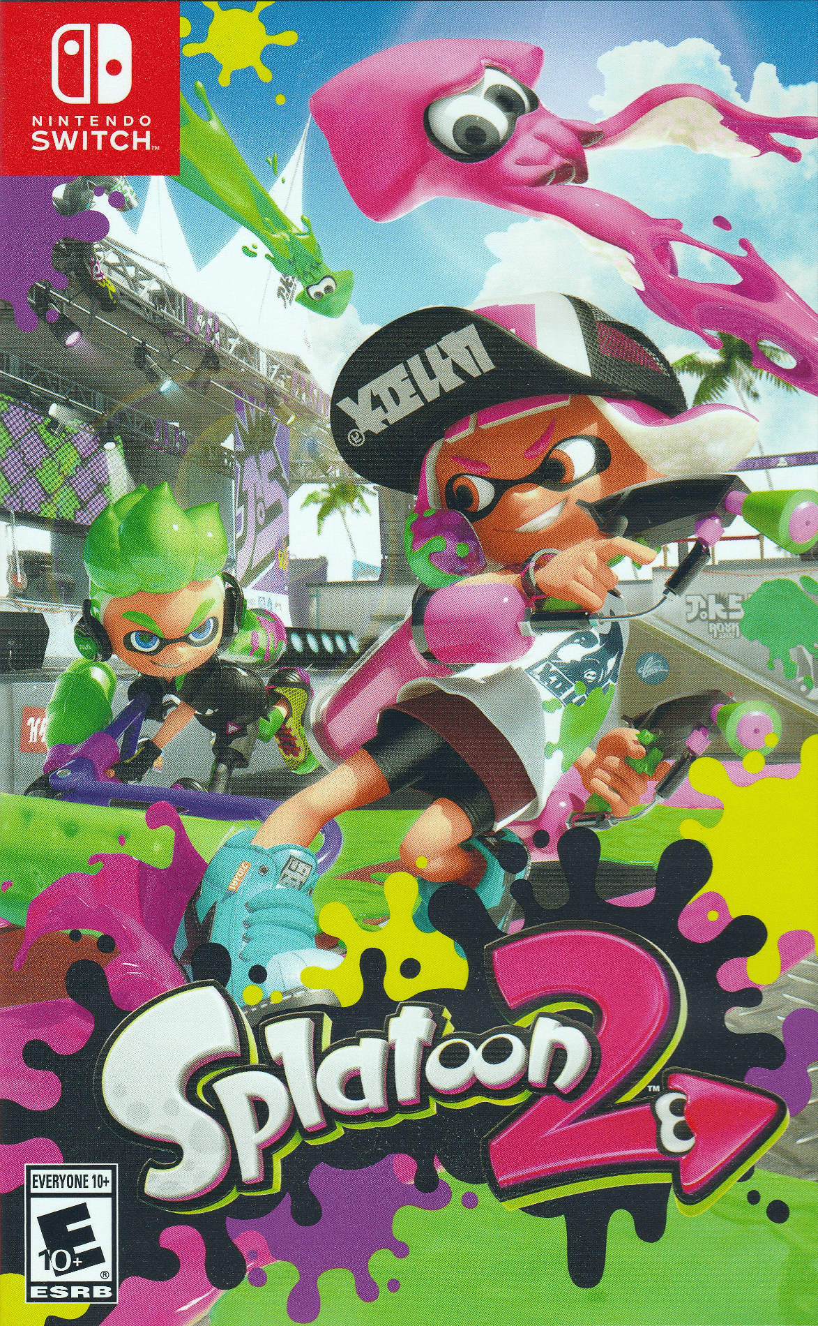 Splatoon 2 box art