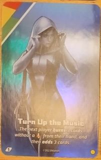 UNO Ultimate: Ghost-Spider – Turn Up the Music Foil Chase Card