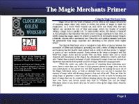 RPG Item: Magic Merchants Primer