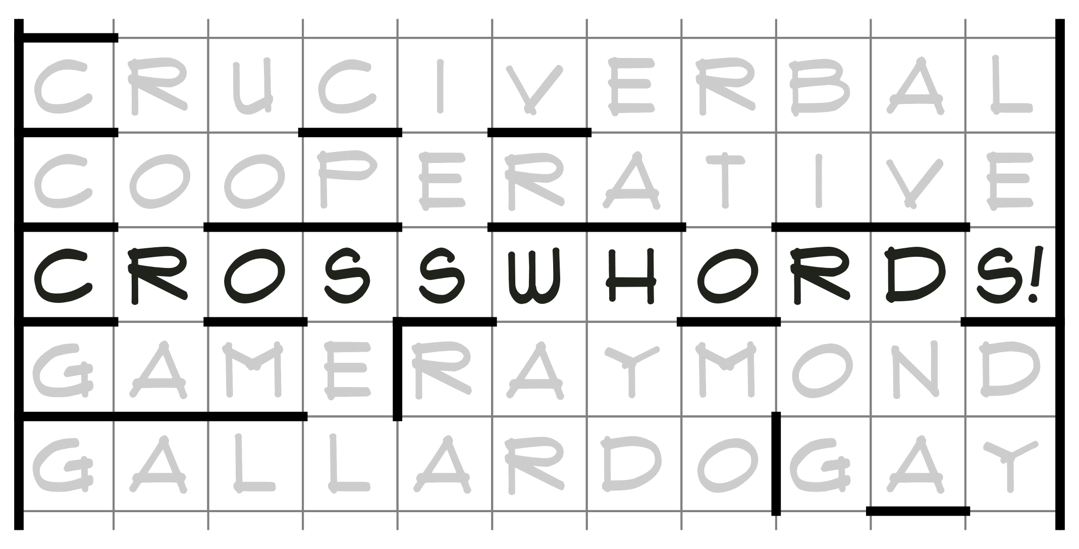 Cover art for Crosswhords!