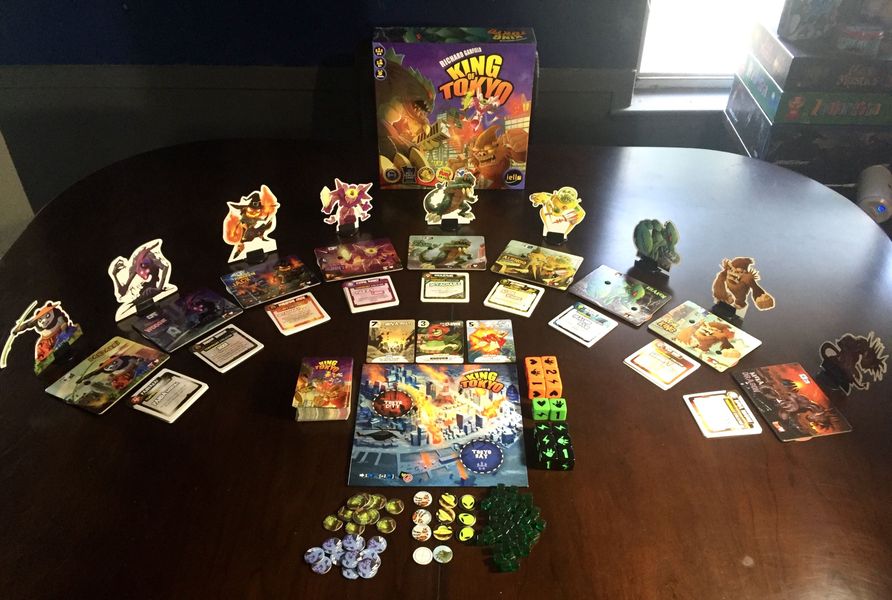 King of Tokyo plus Power Up! and Halloween expansion.