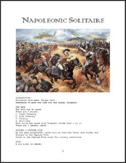 Napoleonic Solitaire