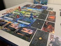 Board state in my first learning solo game as the…