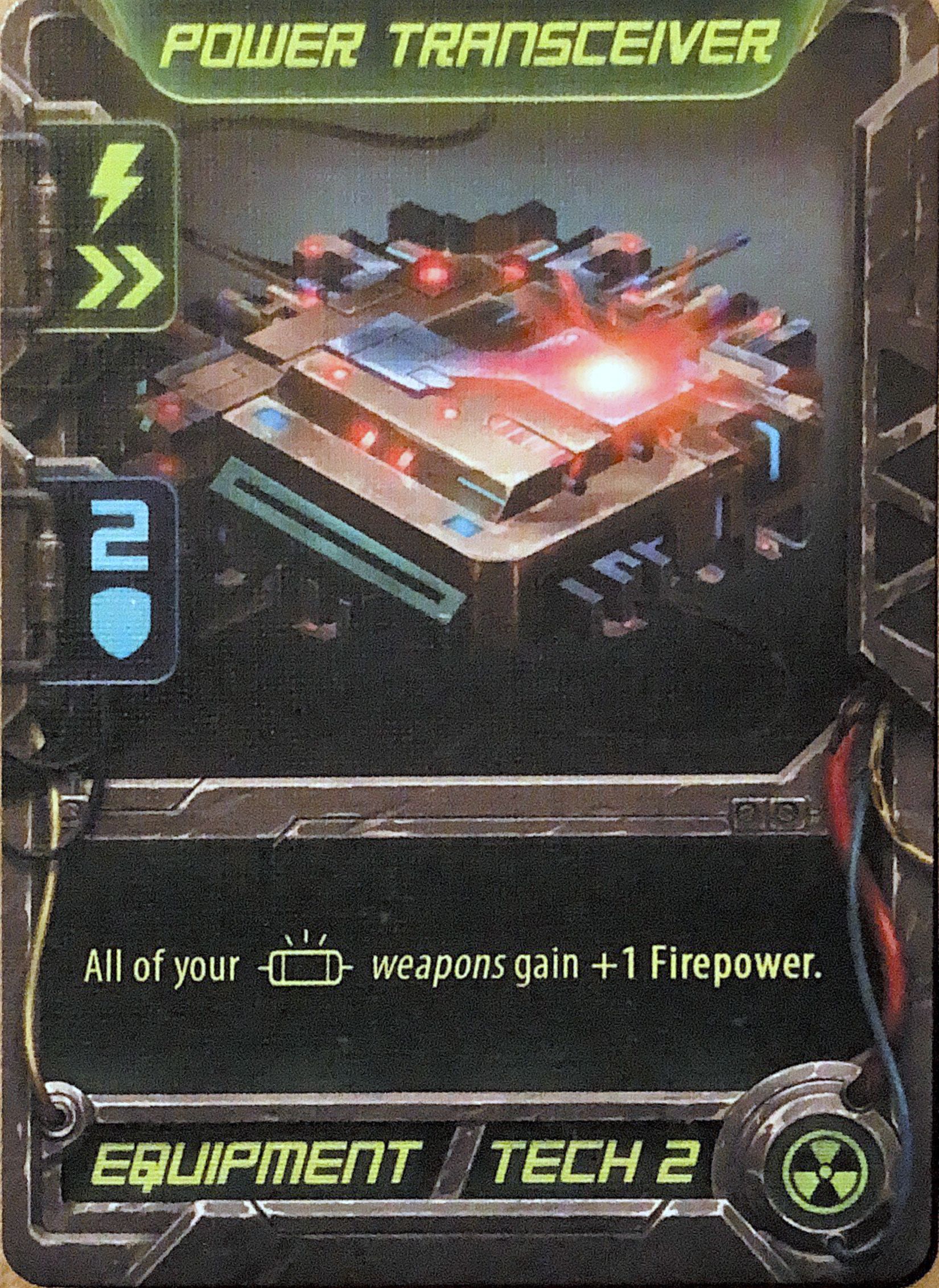 Critical Mass: Power Transceiver promo card