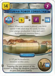 Terraforming Mars: Neptunian Power Consultants Promo Card