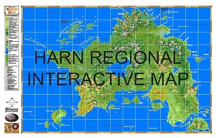 Harn Regional Map | RPG Item | RPGGeek