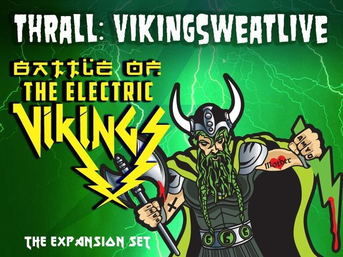Battle of the Electric Vikings: Thrall – Vikingsweatlive cover