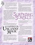 RPG Item: The Emporium of Uncanny Magic - Surprising Scrolls