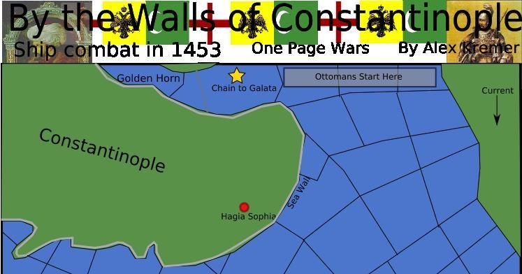 constantinople walls map
