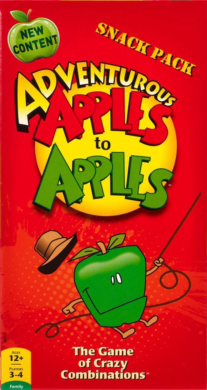 Adventurous Apples To Apples Snack Pack box art