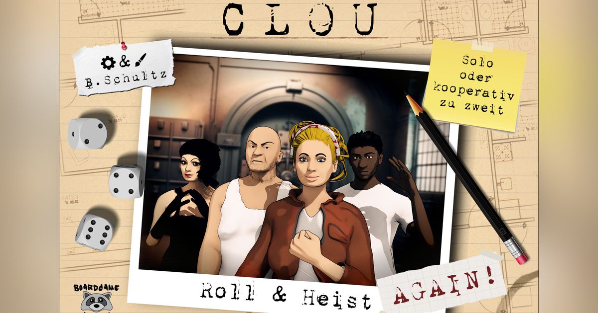 Clou: Roll & Heist. Again!, Board Game