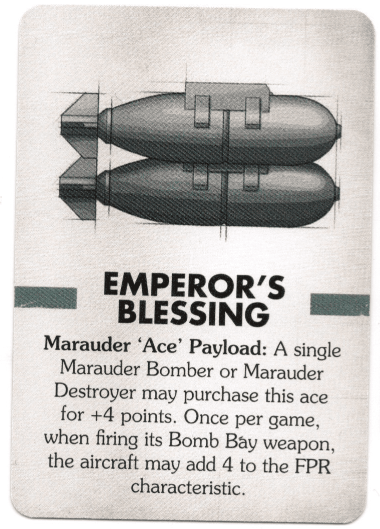 Aeronautica Imperialis: Wings of Vengeance – Emperors Blessing Card box art