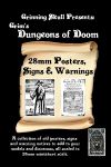 RPG Item: Grim's Dungeons of Doom 28mm Posters, Signs & Warnings