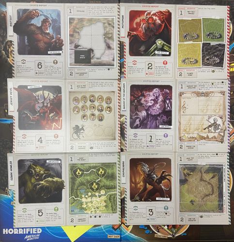 Board Game: Horrified: American Monsters