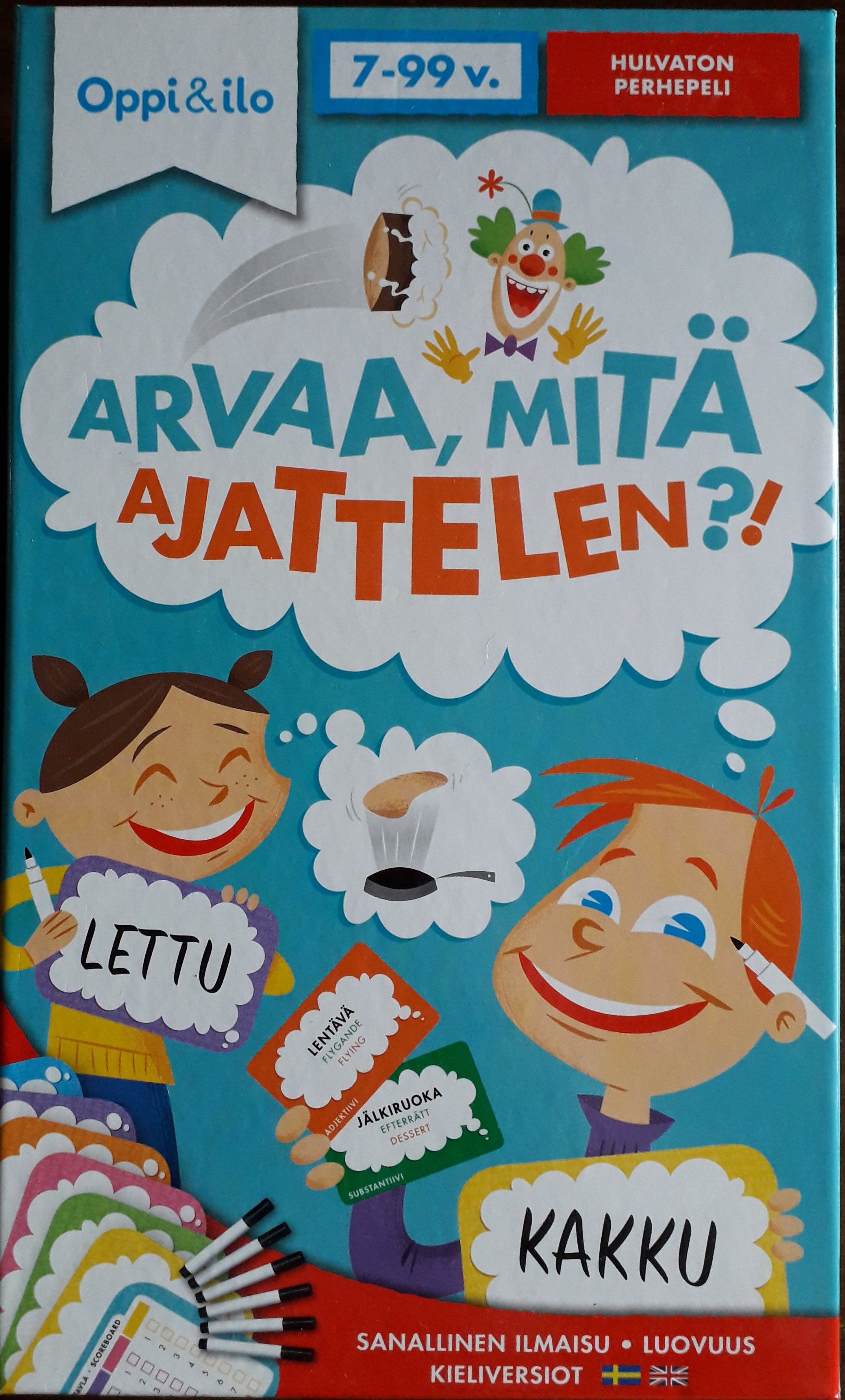 Arvaa, mitä ajattelen?!
