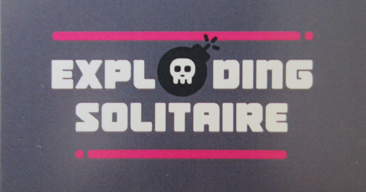 Exploding Solitaire | Board Game | BoardGameGeek