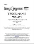 RPG Item: COR5-01: Stone Man's Missive