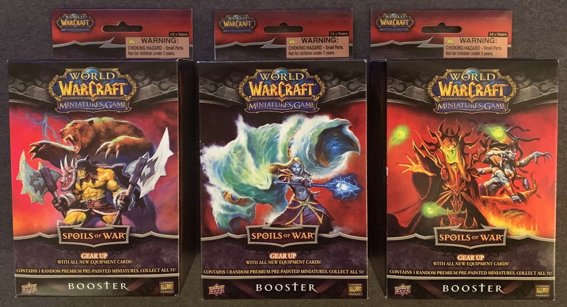 World of Warcraft: Miniatures Game Spoils of War Booster | Board Game |  BoardGameGeek