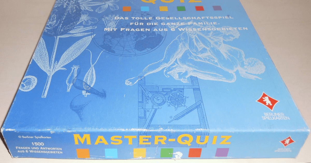 MasterQuiz Board Game BoardGameGeek