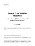 RPG Item: KEOI3-03: Escape From Waldon Mountain