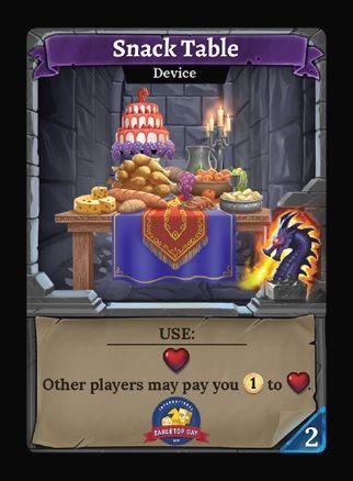Clank!: Snack Table