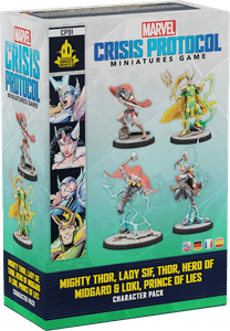 Marvel: Crisis Protocol – Mighty Thor, Lady Sif, Thor, Hero of Midgard & Loki, Prince of Lies
