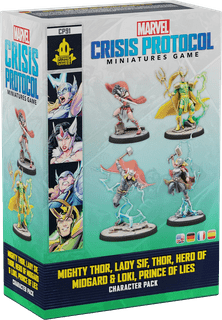 Marvel: Crisis Protocol – Mighty Thor, Lady Sif, Thor, Hero of Midgard & Loki, Prince of Lies