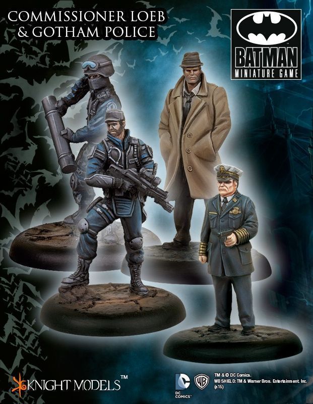 Batman Miniature Game: Commissioner Loeb & Gotham Police