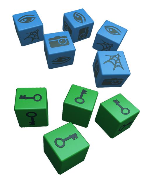 Skeptics Clue & Key Dice Pack Board Game Accessory BoardGameGeek