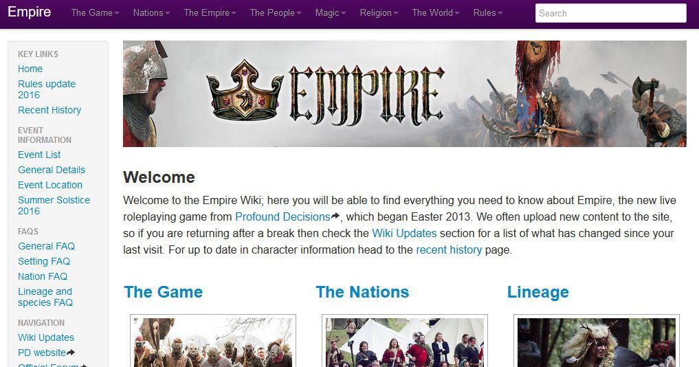 Empire Wiki | RPG Item | RPGGeek