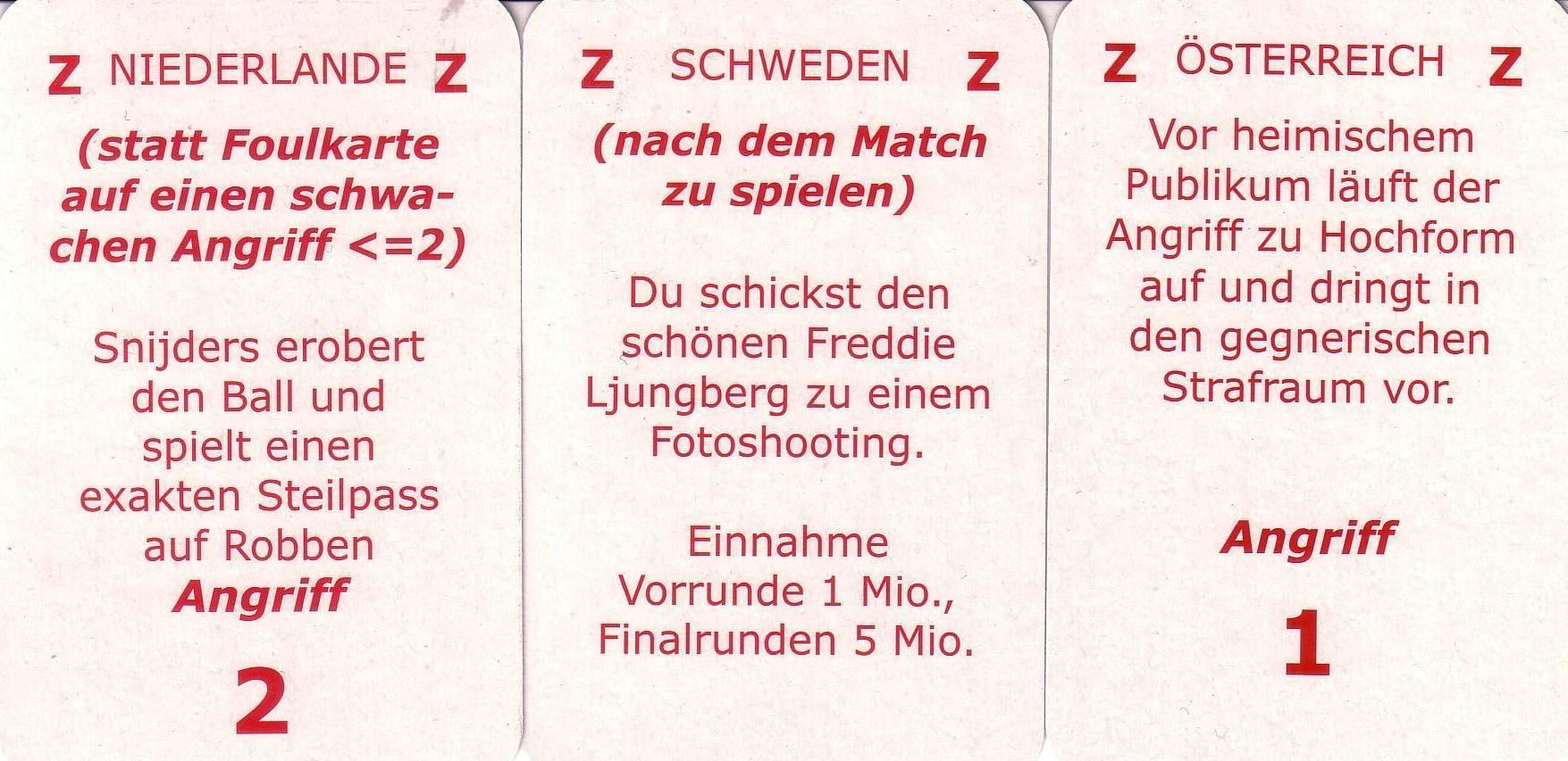 Millionen von Schwalben: Sonderkarten Euro2008