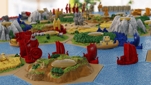 Board Game: CATAN: 3D Expansions – Seafarers + Cities & Knights