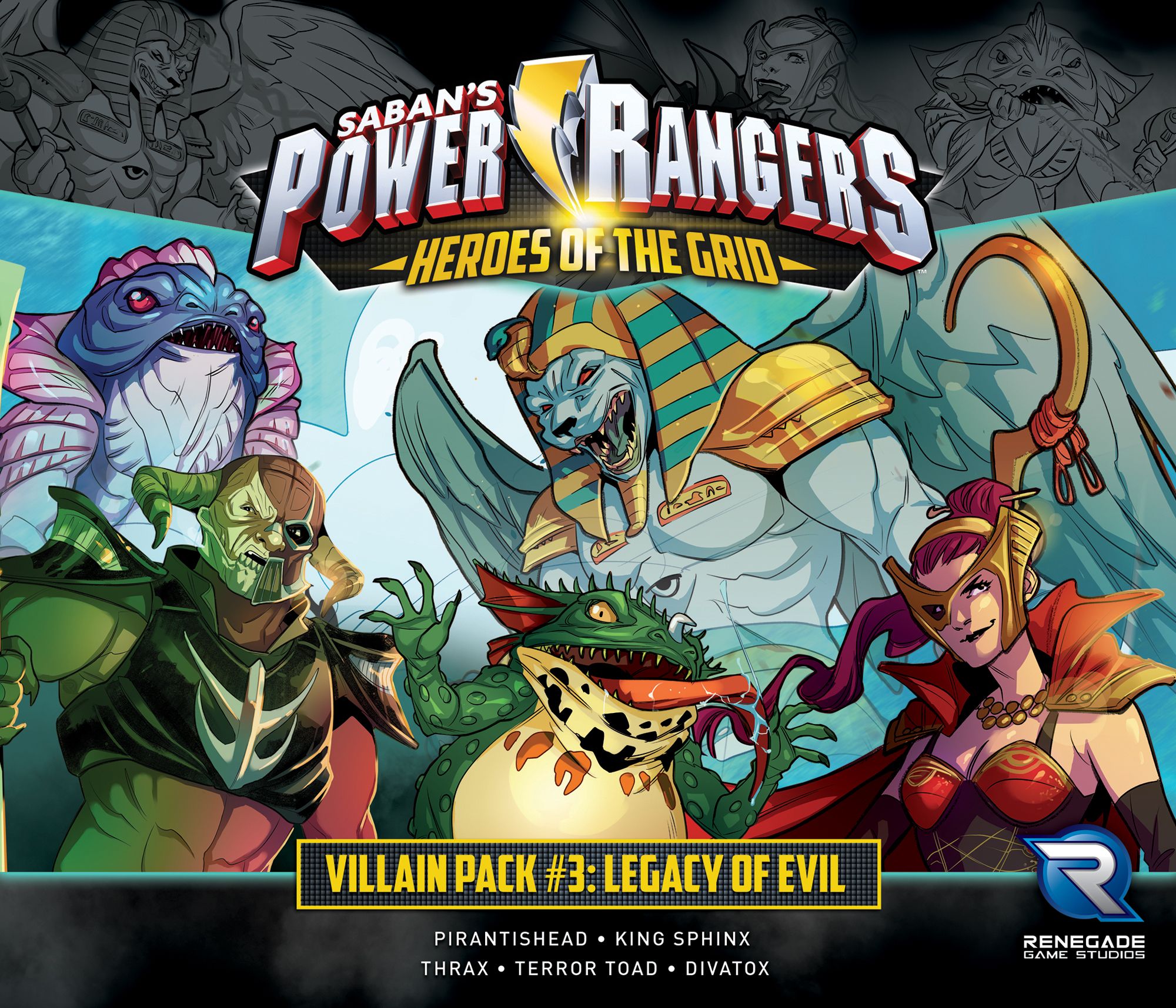 Power Rangers: Heroes of the Grid Villain Pack  3: Legacy of Evil box art