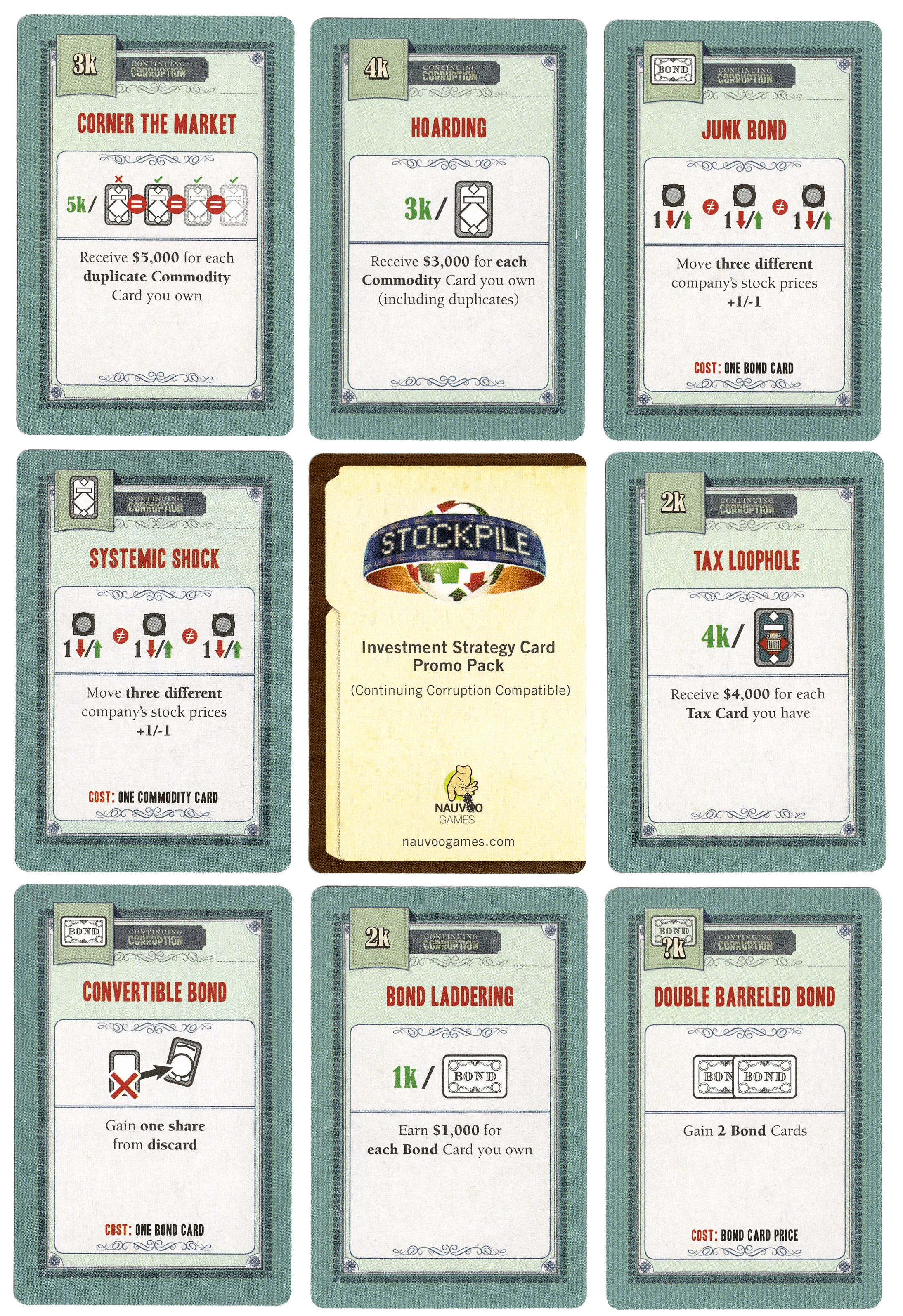 Stockpile: Investment Strategy Card Promo Pack