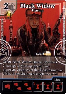 Marvel Dice Masters: Avengers vs. X-Men – Black Widow: Tsarina Alternate Art Promo