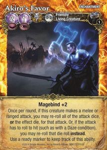 Mage Wars: Akiro's Favor Promo Card