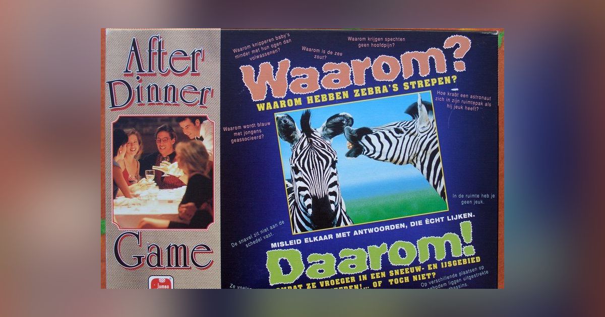 Waarom? Daarom! | Board Game | BoardGameGeek
