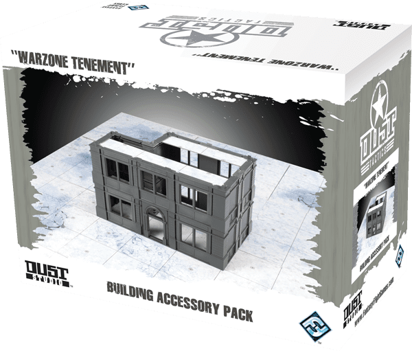 Dust Tactics: Building Accessory Pack – "Warzone Tenement"